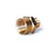 Steelman 3/8" Male to 1/4" Male NPT Brass Reducer Fitting for Pneumatic Hoses 75075-IND - alternate 1